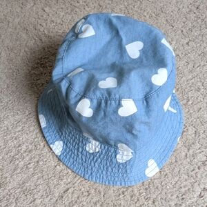Cat & Jack Blue Heart Bucket Hat